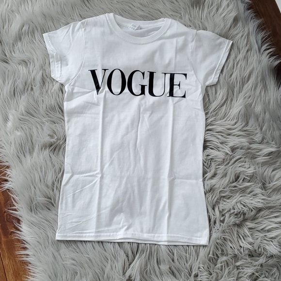 LAST 1❤️VOGUE white cotton tee shirt - Picture 8 of 12